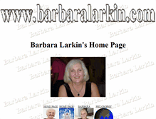 Tablet Screenshot of barbaralarkin.com